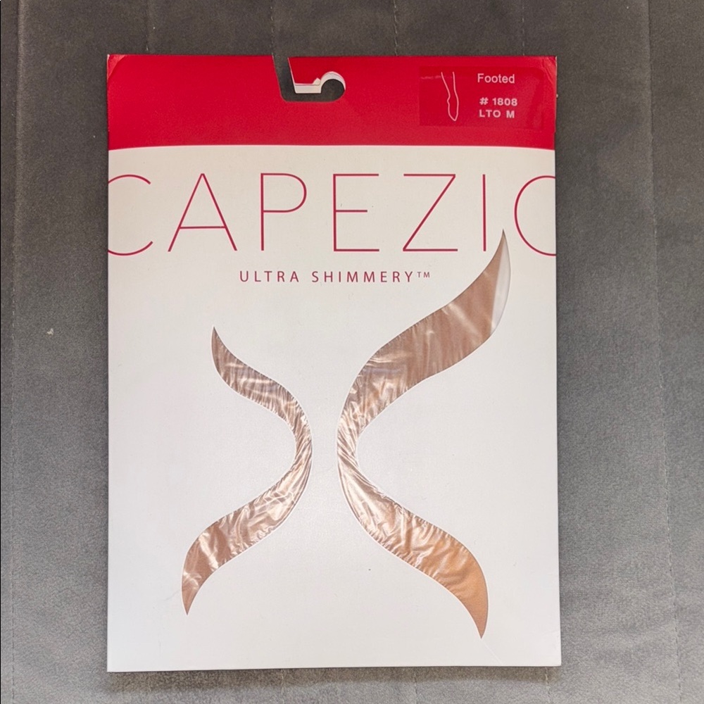 NWT Capezio Ultra Shimmery Footed Tights
